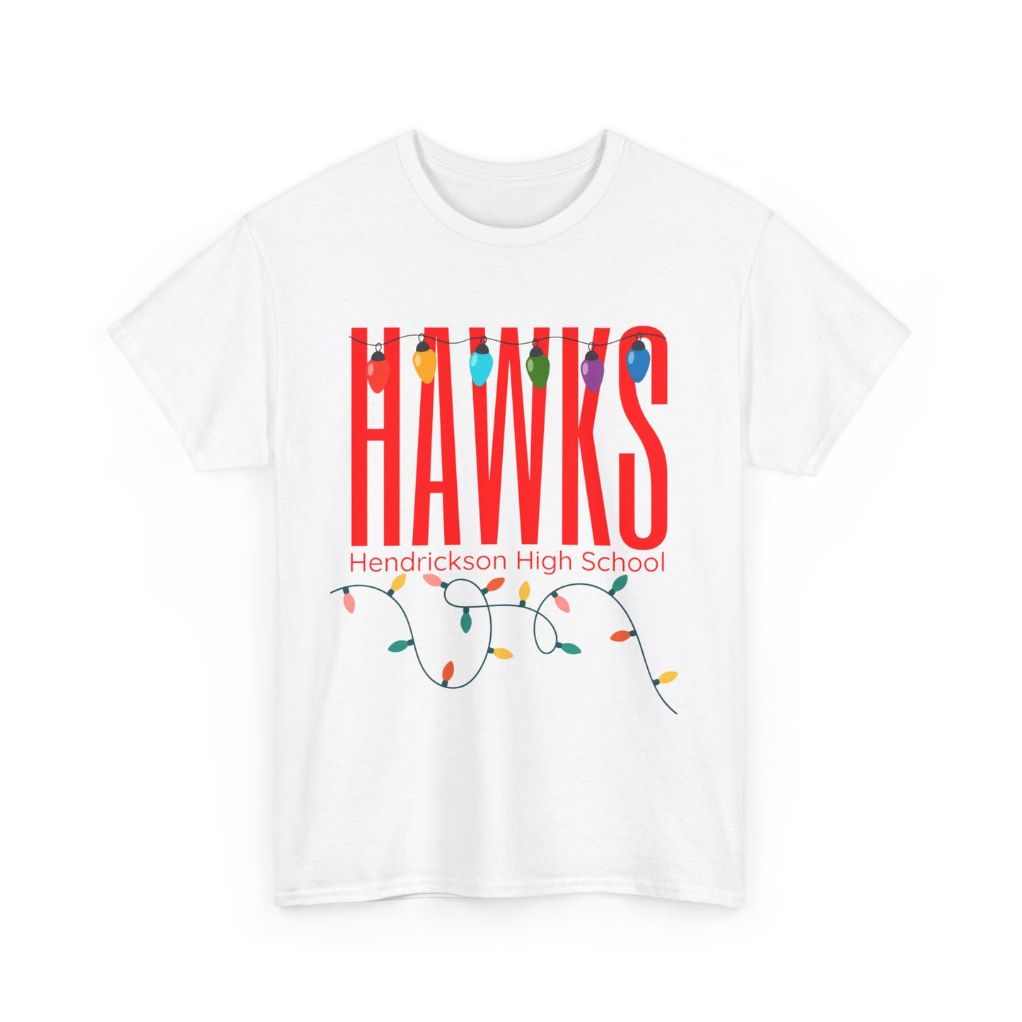 HHS Hawk Holiday Collection Heavy Cotton Tee Hendrickson Shirt