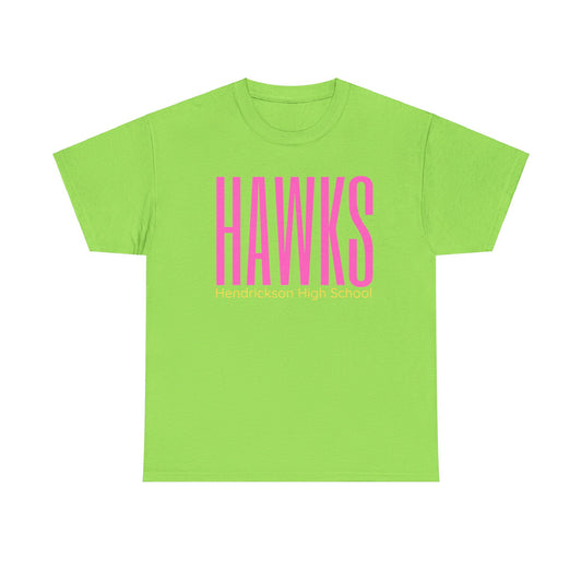 Hawk T-Shirt Unisex Neon Green HAWK Neon Shirt Tee