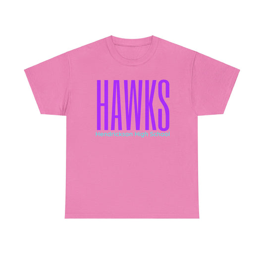 Hawk T-Shirt Unisex Navy HAWK Neon Pink Pink-Out Shirt Tee