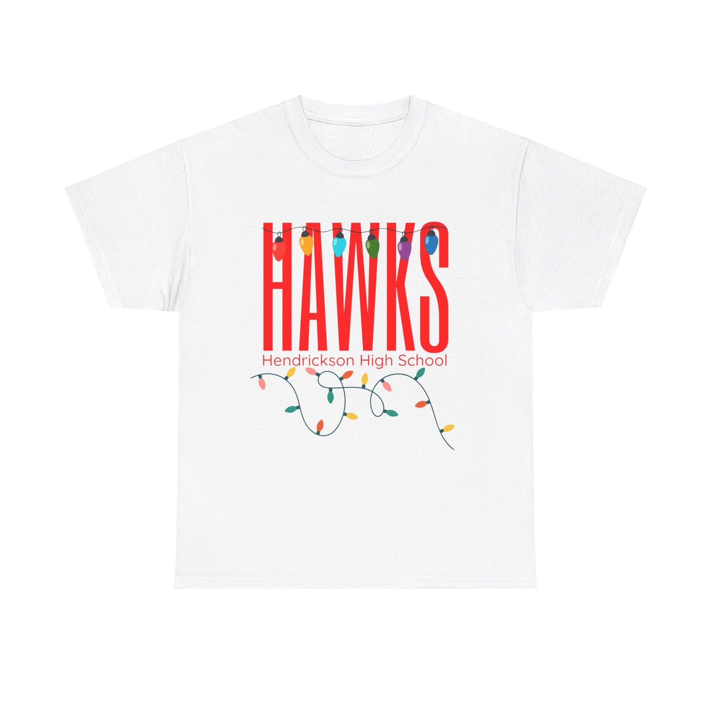 HHS Hawk Holiday Collection Heavy Cotton Tee Hendrickson Shirt