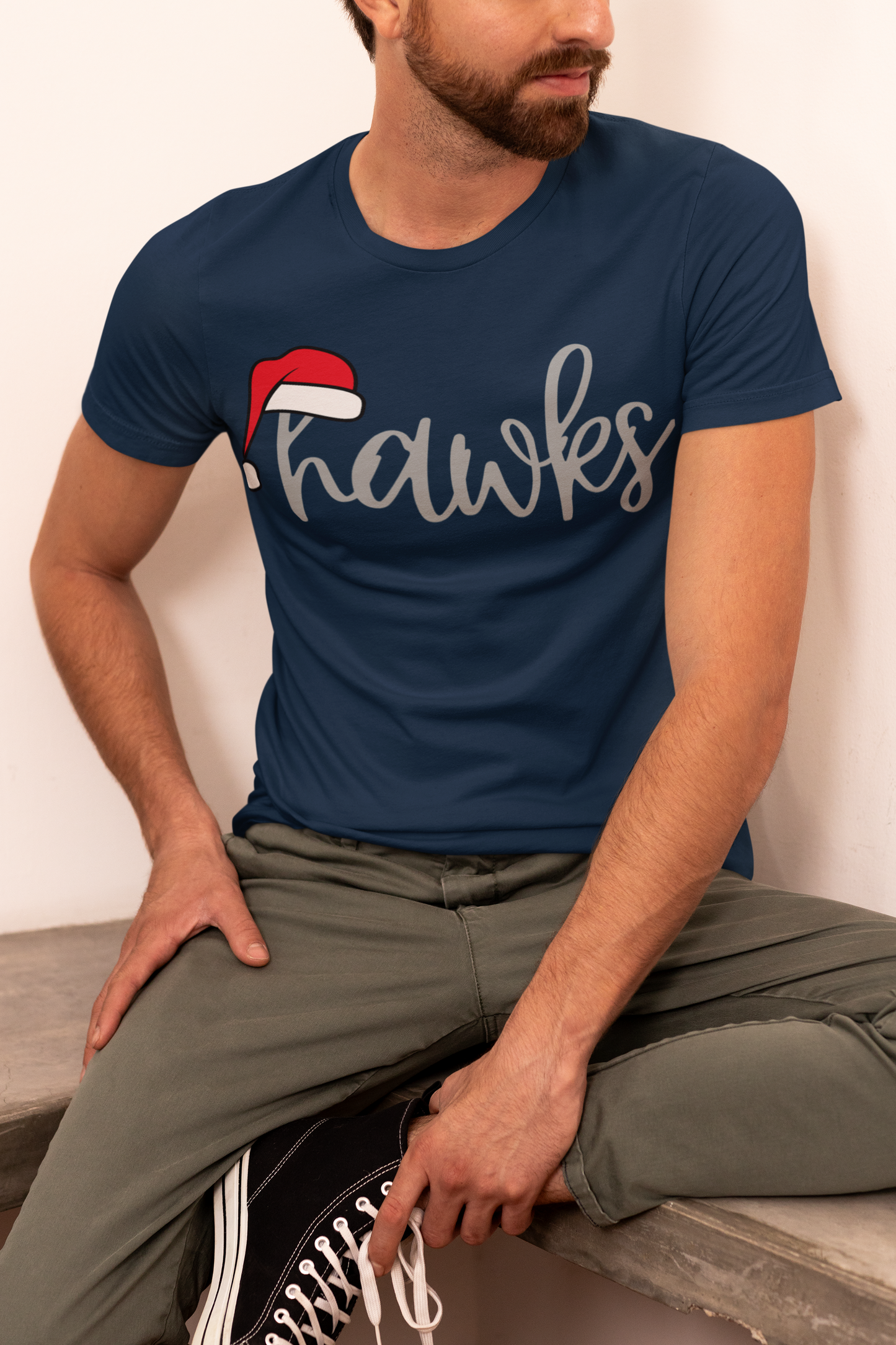 HHS Hawk Holiday Collection Heavy Cotton Tee Hendrickson Shirt