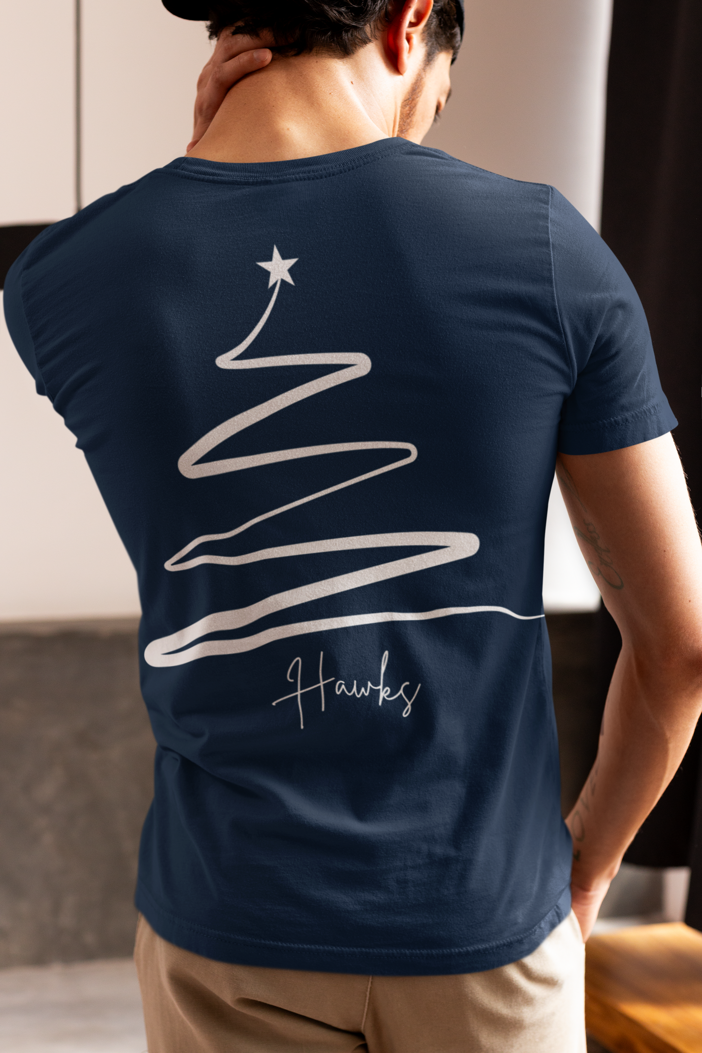 HHS Hawk Holiday Collection Heavy Cotton Tee Hendrickson Shirt